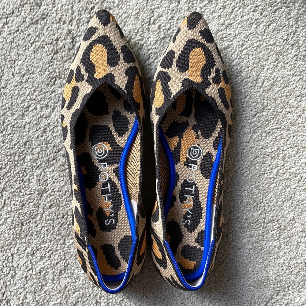 Rothy’s size 7 large leopard print